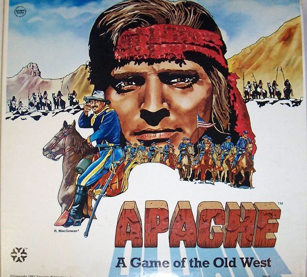 Apache: A Game of the Old West (1981) Board Game