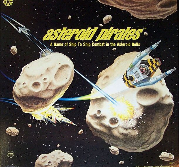 Asteroid Pirates: A Game of Ship to Ship Combat in the Asteroid Belts (1981) Board…