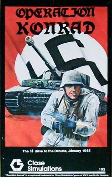 Operation Konrad: The SS Drive to the Danube, January 1945 (1983) Board Game