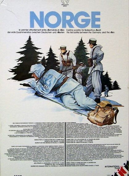 Norge: the first battle between the Germans and the Allies (1981) Board Game