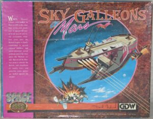 Sky Galleons of Mars (1988) Board Game