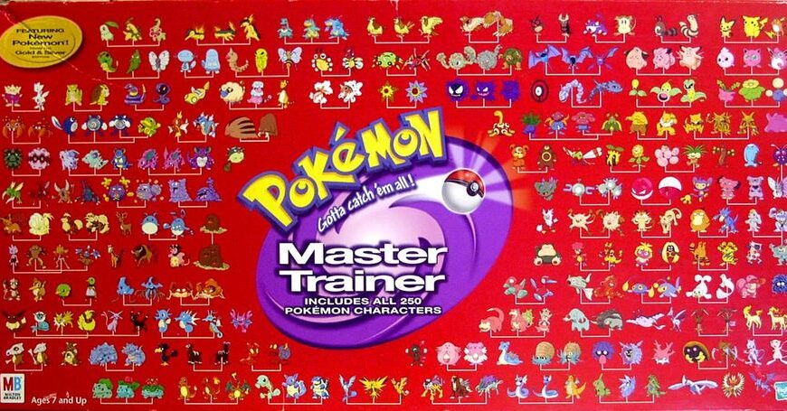 Pokémon Master Trainer II (2001) Board Game