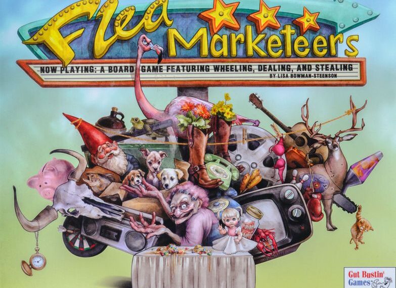 Flea Marketeers (2014) Board Game