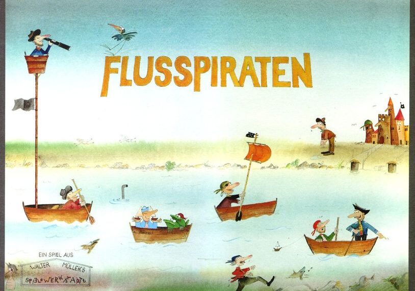 Flußpiraten (1990) Board Game