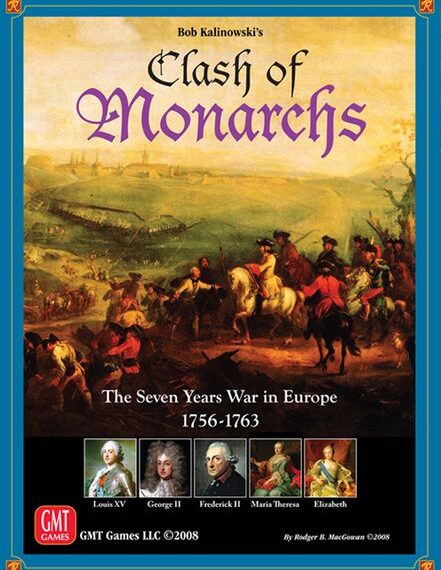Clash of Monarchs: The Seven Years War in Europe 1756-1763 (2008) Board Game