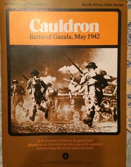 Cauldron: Battle of Gazala, May 1942 (1976) Board Game