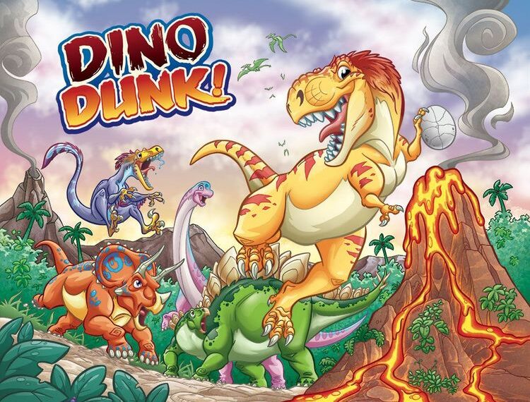 Dino Dunk (2018) Board Game
