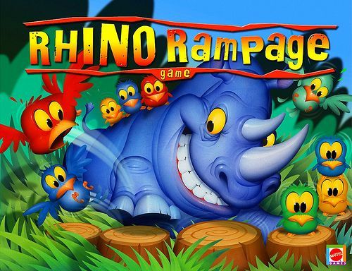 Rhino Rampage (2008) Board Game