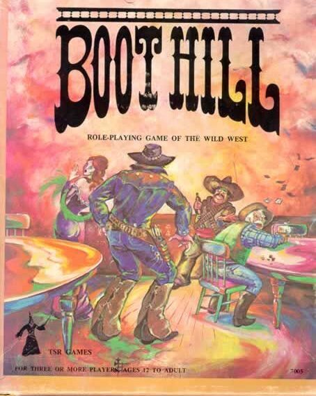 Boot Hill (1975) Board Game