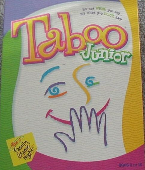 Taboo Junior (2001) Board Game