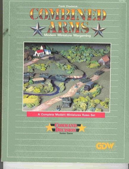 Combined Arms: Command Decision Series Game (1988) Board Game
