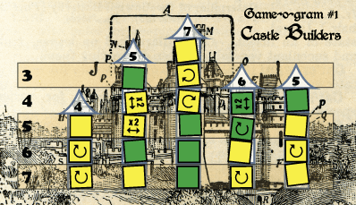 Castle Builders (2008) Board Game