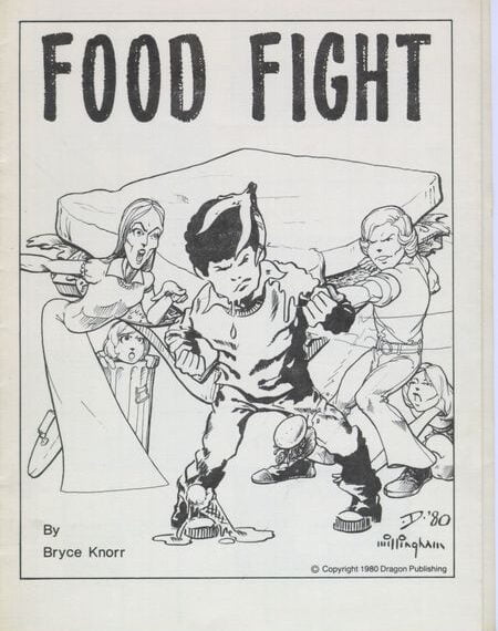 Food Fight (1980) Board Game