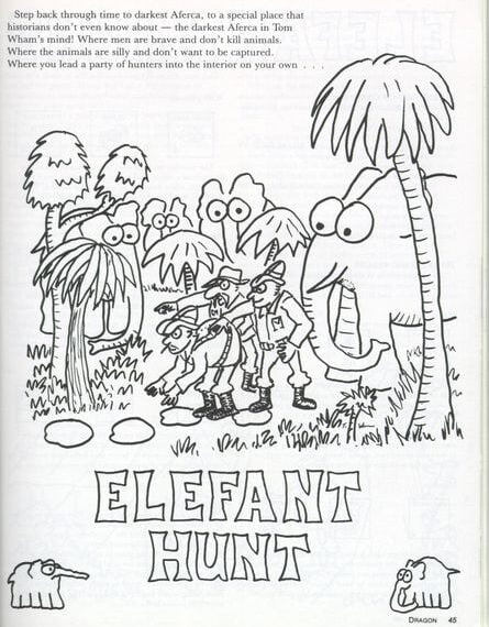 Elefant Hunt (1984) Board Game