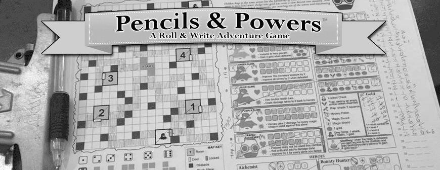 Pencils & Powers (2017) Board Game