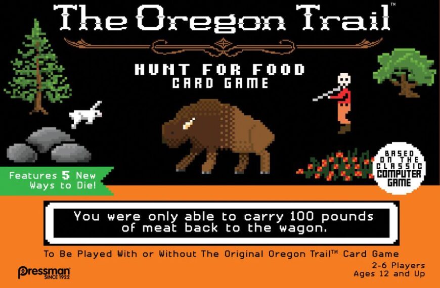 The Oregon Trail: Hunt for Food Card Game (2017) Board Game