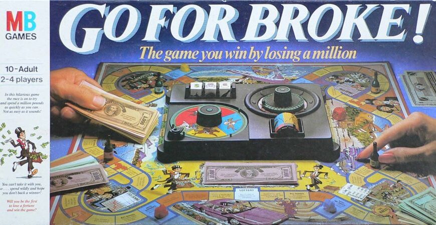Go For Broke (1965) Board Game
