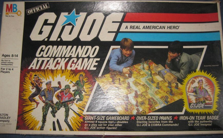 G.I. Joe Commando Attack (1985) Board Game