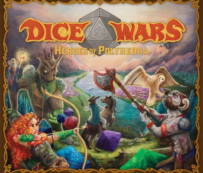 Dice Wars: Heroes of Polyhedra (2018) Board Game