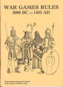 War Games Rules 3000 BC to 1485 AD (1980) Board Game