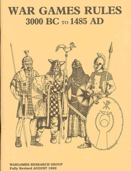 War Games Rules 3000 BC to 1485 AD (1980) Board Game