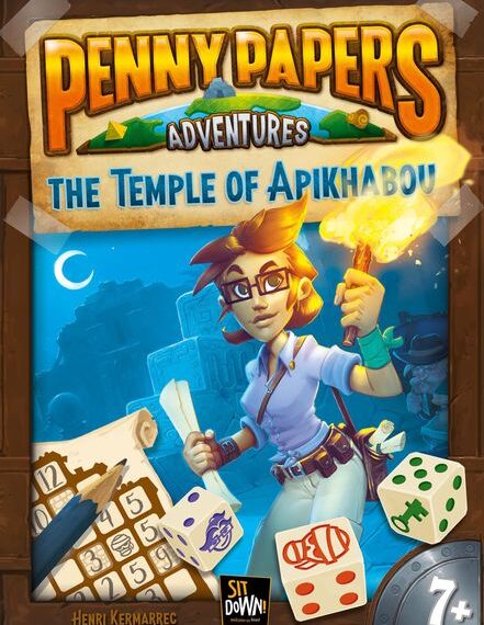 Penny Papers Adventures: The Temple of Apikhabou (2018) Board Game