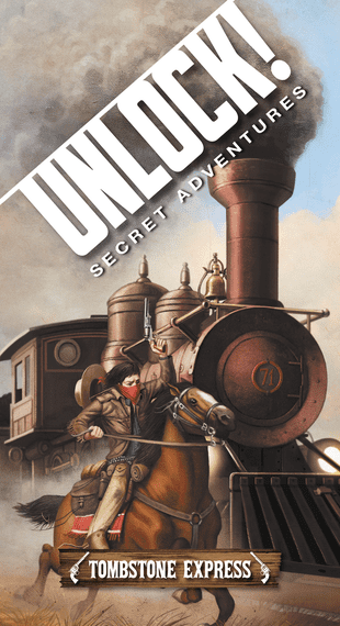 Unlock!: Secret Adventures – Tombstone Express (2018) Board Game