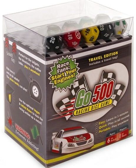 Go 500 Racing Dice Game (2005) Board Game