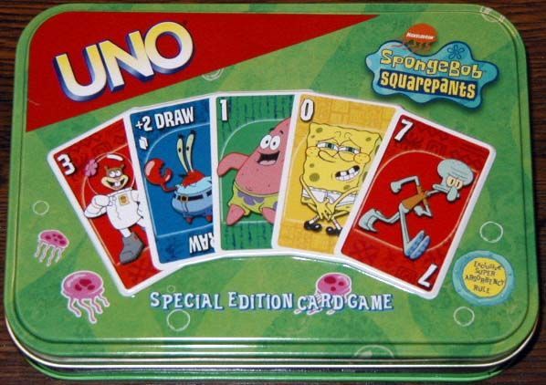 UNO: SpongeBob SquarePants (2002) Board Game