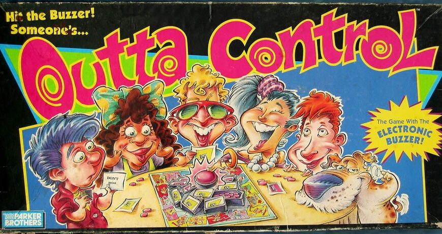 Outta Control (1992) Board Game