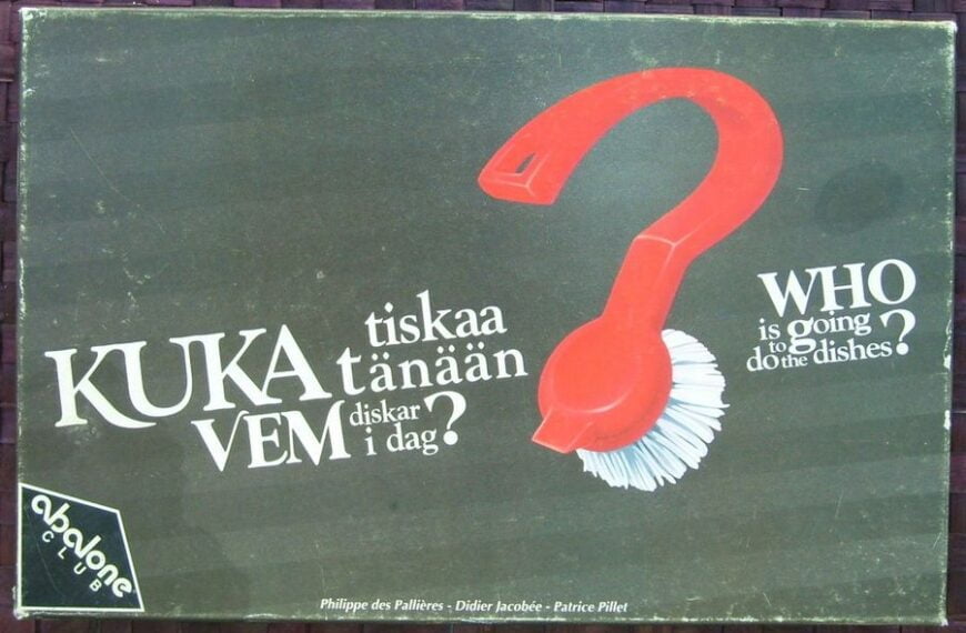 Who Is Going to Do the Dishes? (1991) Board Game