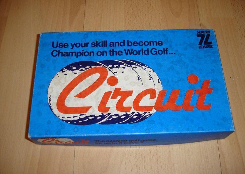 Circuit (1980) Board Game