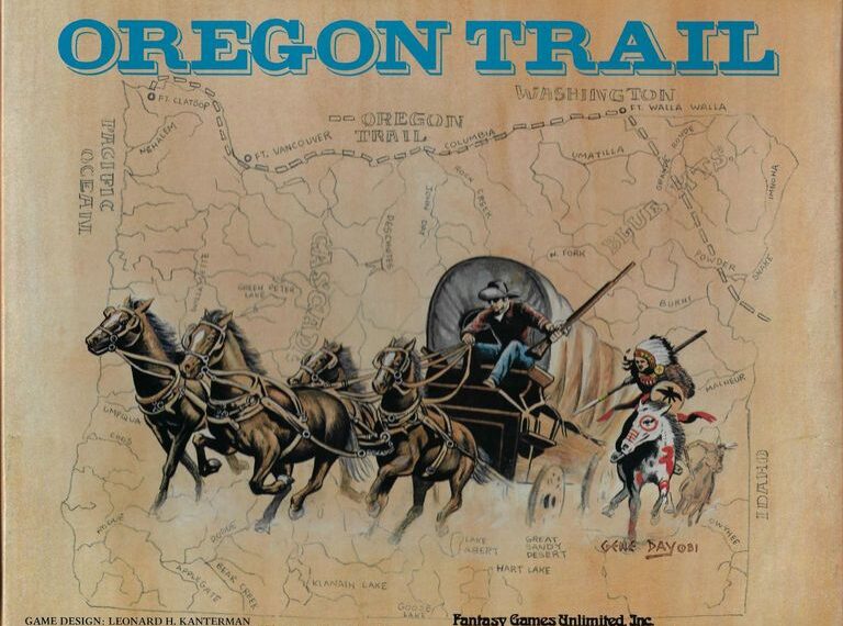 Oregon Trail (1981) Board Game