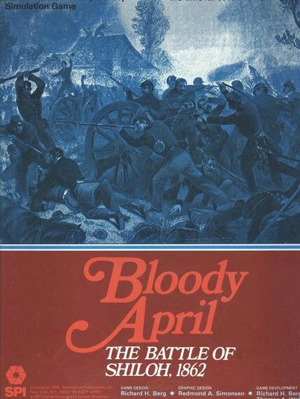 Bloody April: The Battle of Shiloh, 1862 (1979) Board Game