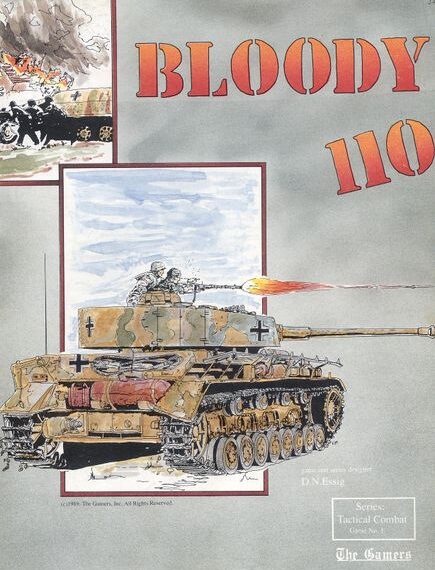 Bloody 110 (1989) Board Game