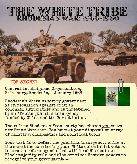 The White Tribe: Rhodesia’s War 1966-1980 (2018) Board Game