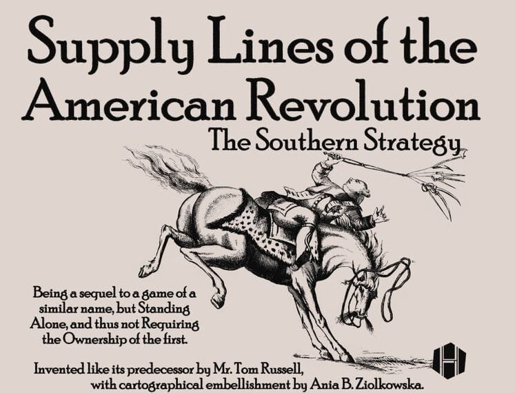 Supply Lines of the American Revolution: The Southern Strategy (2018) Board Game