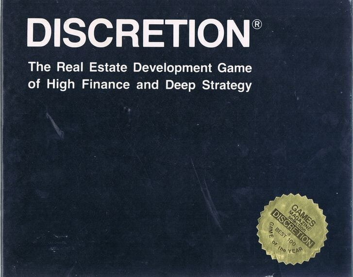 Discretion (1978) Board Game