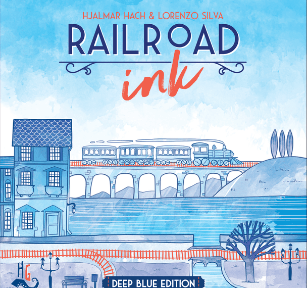 Railroad Ink: Deep Blue Edition (2018) Board Game