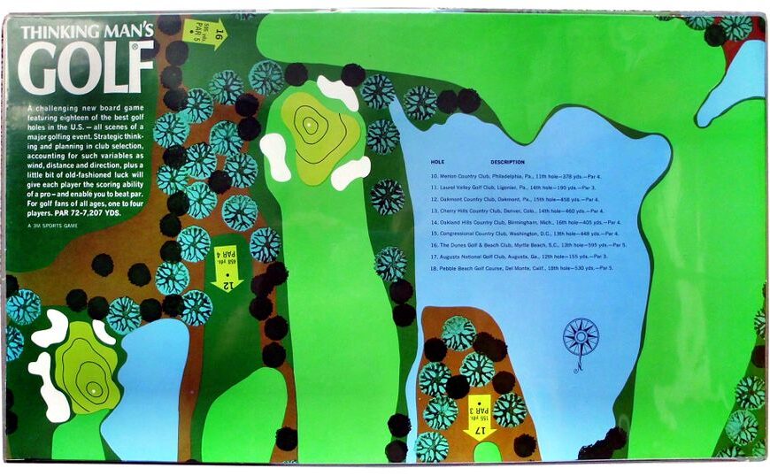 Thinking Man’s Golf (1966) Board Game