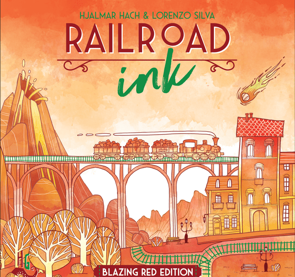 Railroad Ink: Blazing Red Edition (2018) Board Game