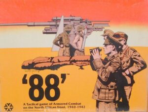 88: A Tactical Game of Armored Combat on the North African Front, 1940-1942 (1980) Board Game