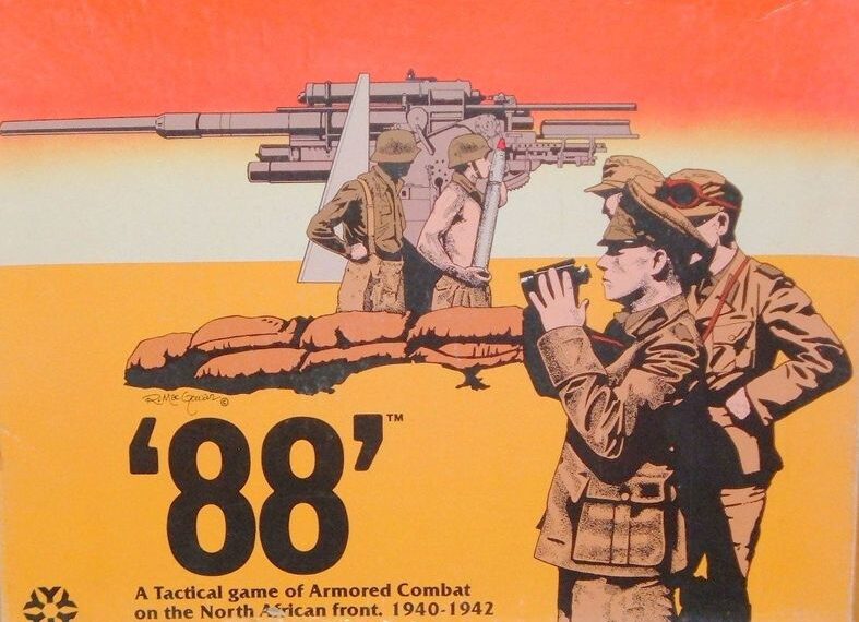 88: A Tactical Game of Armored Combat on the North African Front, 1940-1942 (1980) Board…