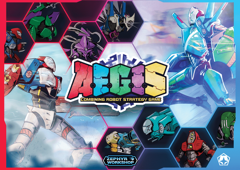 A.E.G.I.S.: Combining Robot Strategy Game (2018) Board Game