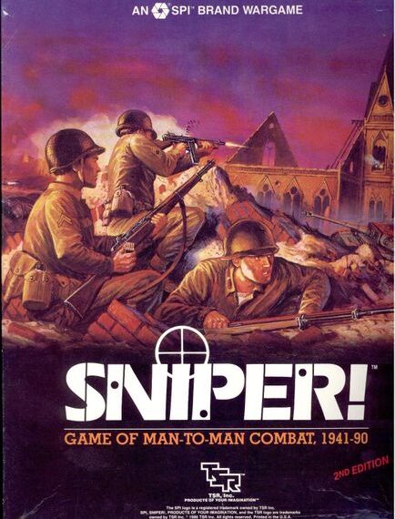 Sniper! (Second Edition) (1986) Board Game