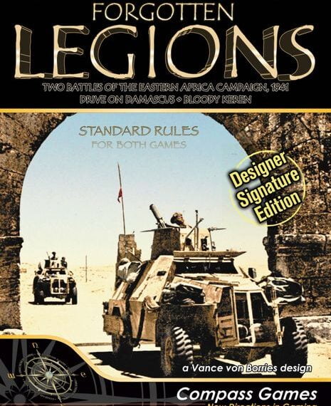 Forgotten Legions: Designer Signature Edition (2018) Board Game