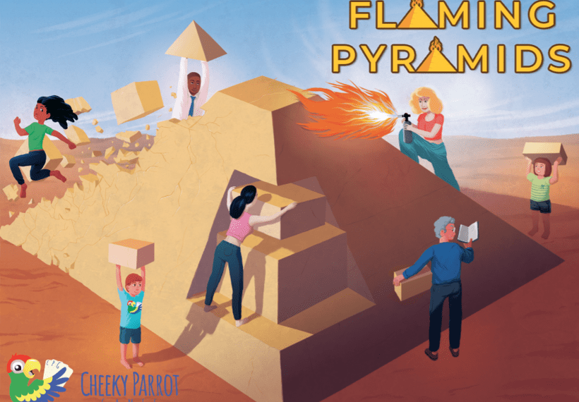 Flaming Pyramids (2018) Board Game