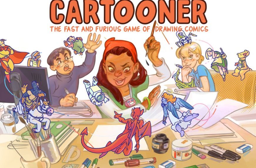 Cartooner: The Fast & Furious Game of Drawing Comics (2018) Board Game