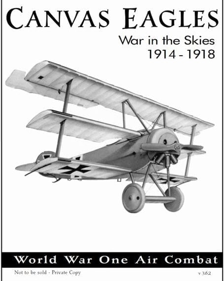 Canvas Eagles: War in the Skies 1914 – 1918 (1999) Board Game