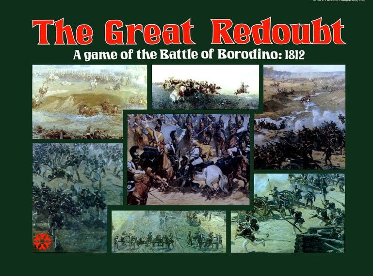 The Great Redoubt: A Game of the Battle of Borodino – 1812 (1979) Board Game